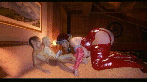 [3D动画] Mrs.Claus Xmas DP [小马拉大车/巨乳熟女][1419MB]-3.gif