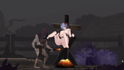 PC[横版ACT凌辱战斗H]终焉的圣女&末影圣徒Demo~V0.03官中动态~画风类似棘罪修女[1.5G带CV]-2.gif