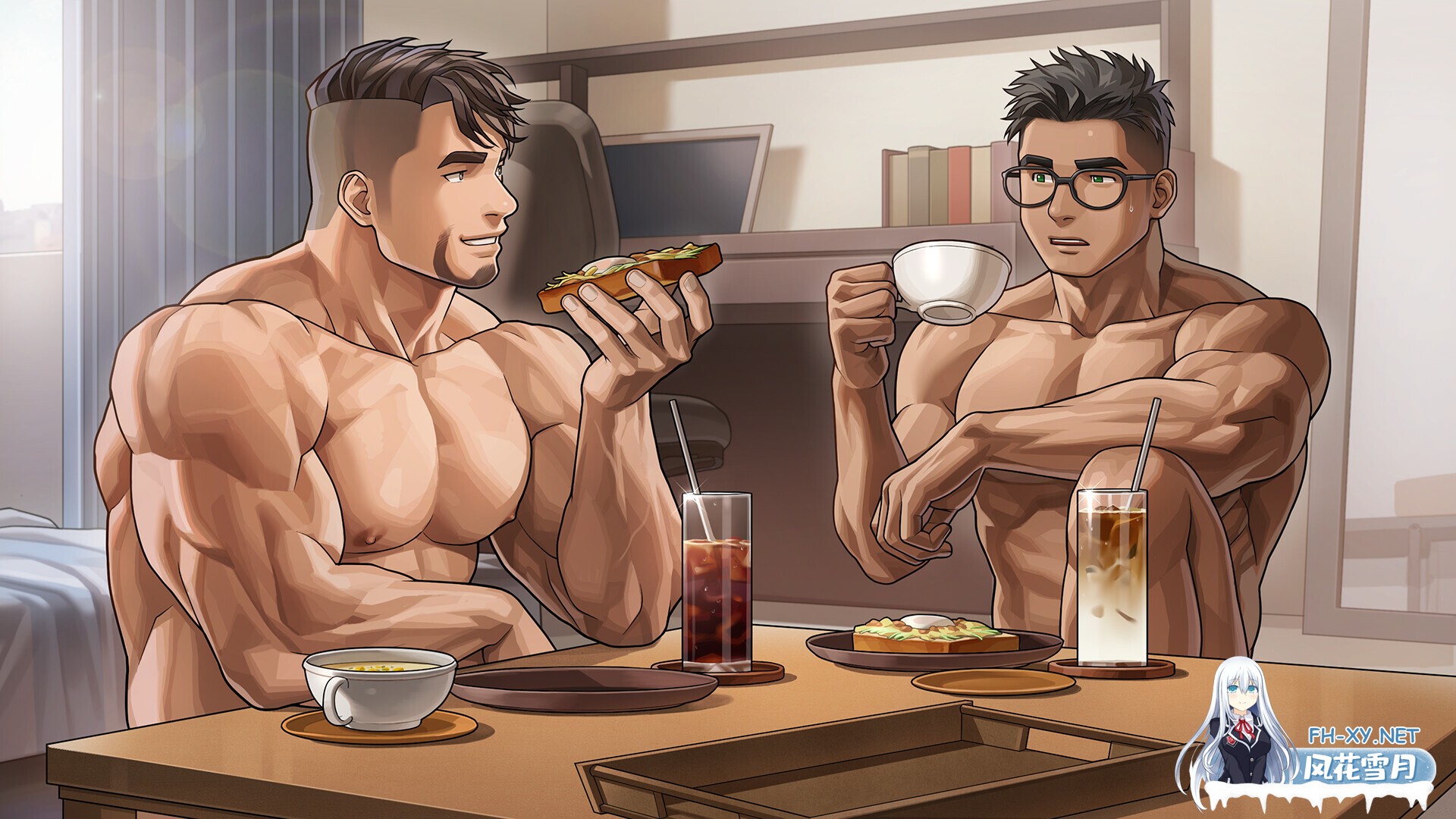 [ADV/STEAM官中/步兵/男同/口交/肛交]与强壮性感家教哥哥共度的春天/Gachi-Haru/ガチムチでドスケベな家庭教師のお兄さんと過ごす春[PC/2.40G]-3.jpg
