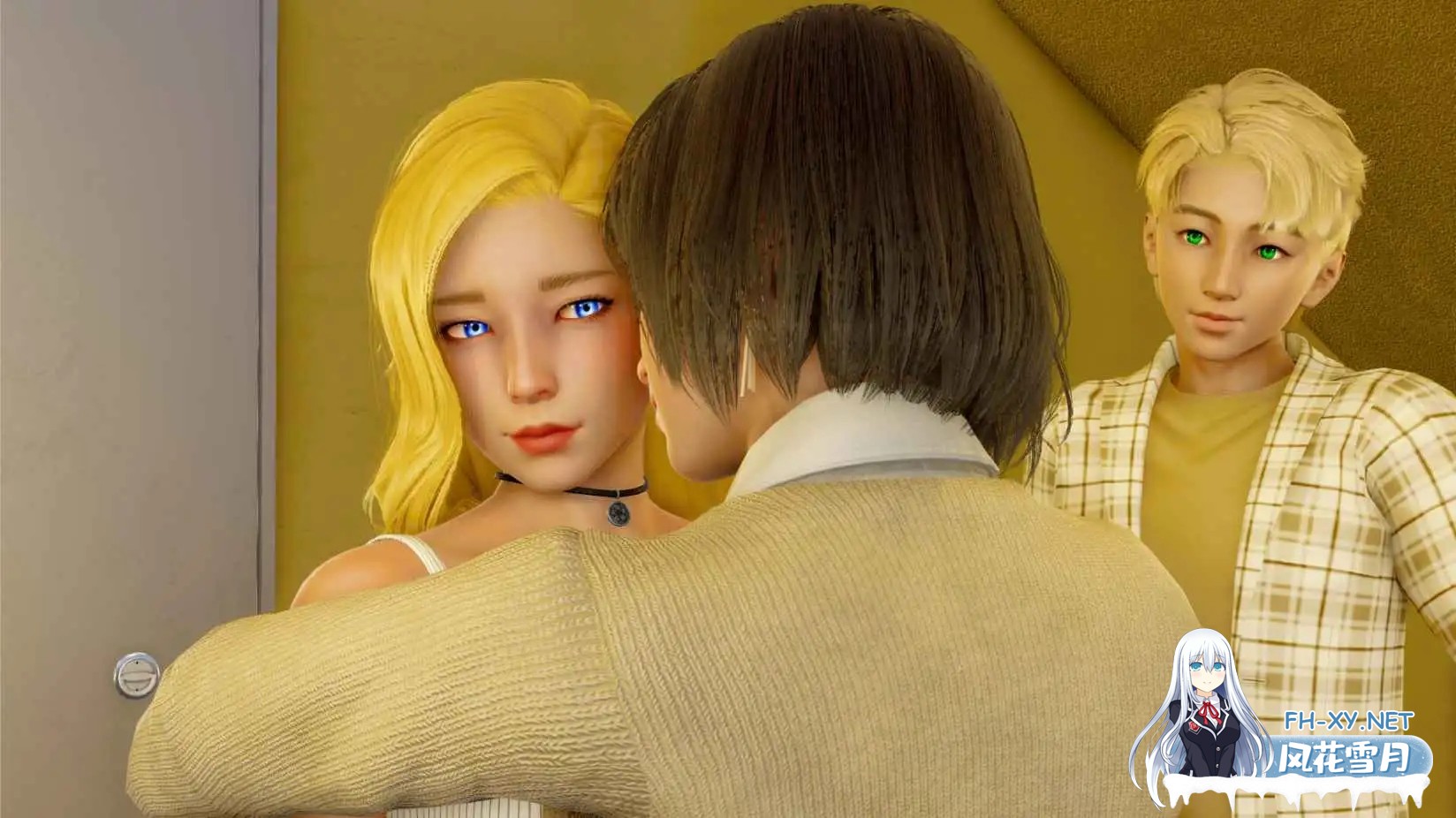 [SLG/汉化/动态/3D]爱情三次降临/Love Strikes Thrice[E.1][PC+安卓/1.27G]-3.jpg