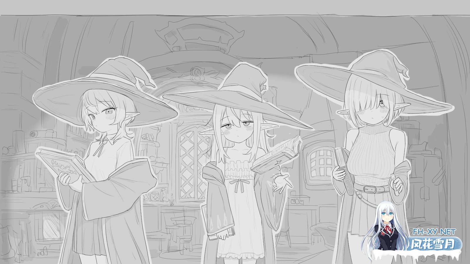 [热门SLG/汉化]与隐居魔女的30天/隠居魔女との30日間 v1.0 叶酱个人汉化版[PC/900M]-2.jpg