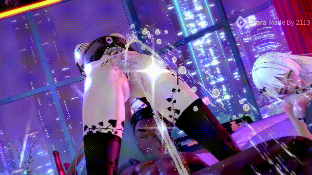 崩坏QOS NTR 孕肚月下和薇塔 有CV [123M]-4.gif