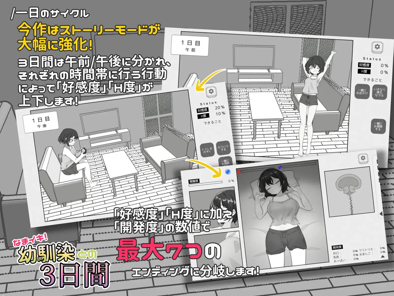 [PC+安卓][SLG/生肉]なまイキ！幼馴染との3日間 v1.1 [1.93GB]-3.jpg