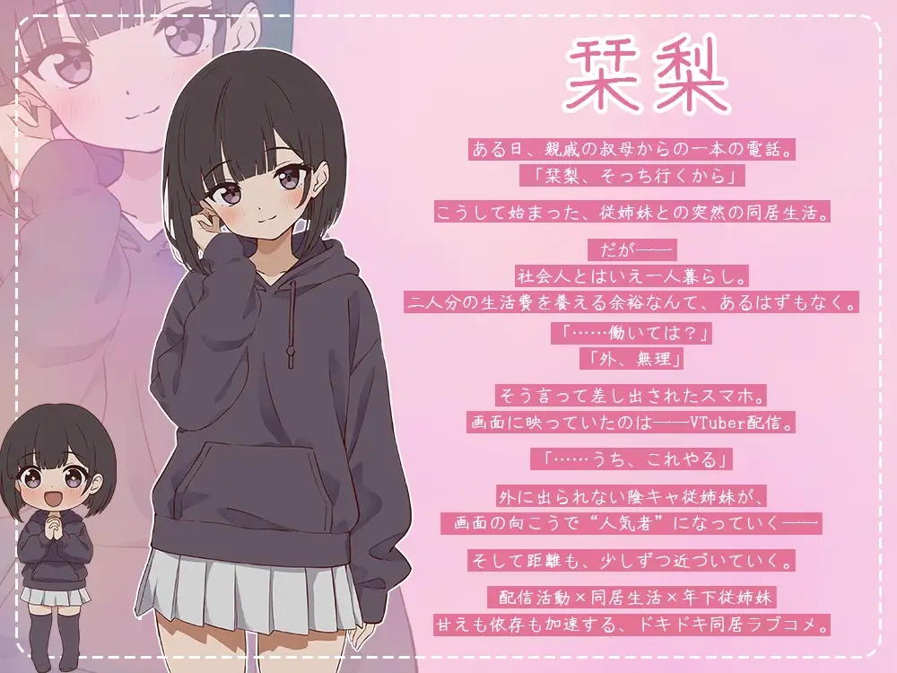 [PC][SLG/动态/生肉]突然同居した従姉妹はVTuberになるらしい-俺だけが知る秘密の素顔- v1.01 [6.52GB]-2.jpg